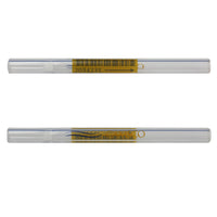 1/4" x 3.5" Thin Wall Glass Tube with Frit